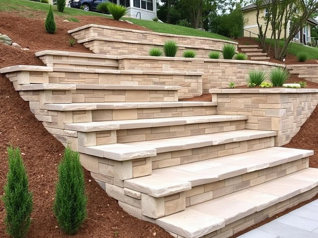 Retaining wall contractor building stone retaining walls in Marin County